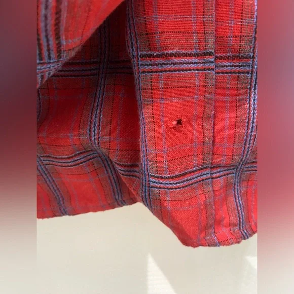 Wild Honey Red Plaid Dress - Picture 4 of 4